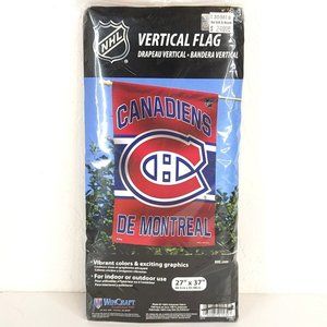 WinCraft NHL Licensed Canadiens De Montreal 27in x 37in Vertical Flag Banner 201